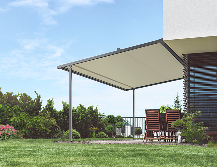Pergola-Markise P40 WeatherEdition - SCHWEITZER BAUTECHNIK